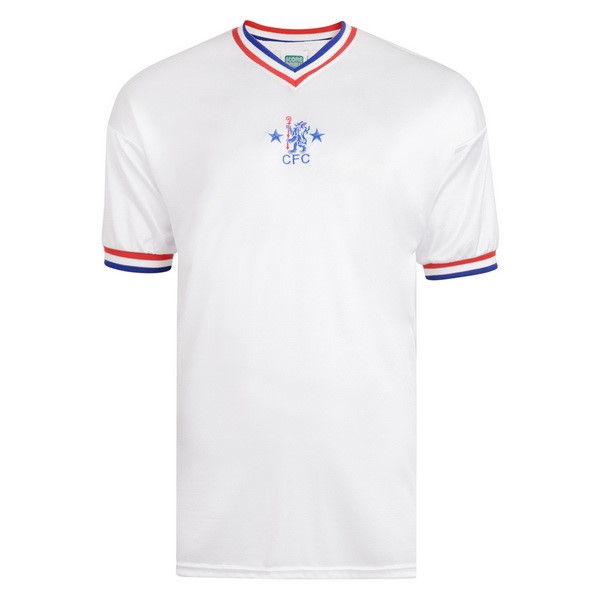 Camiseta Chelsea Replica Tercera Ropa Retro 1982 Blanco